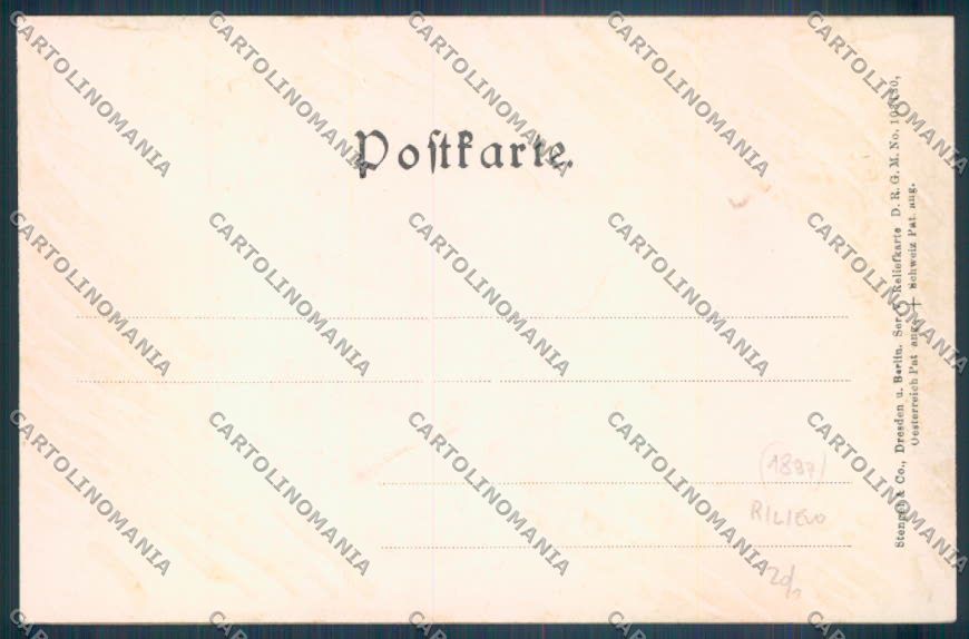 Udine Tarvisio Rilievo cartolina EE4491 – retro
