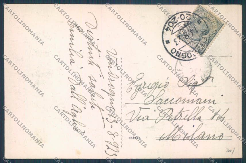 Lecco Vendrogno cartolina EE4503 – retro