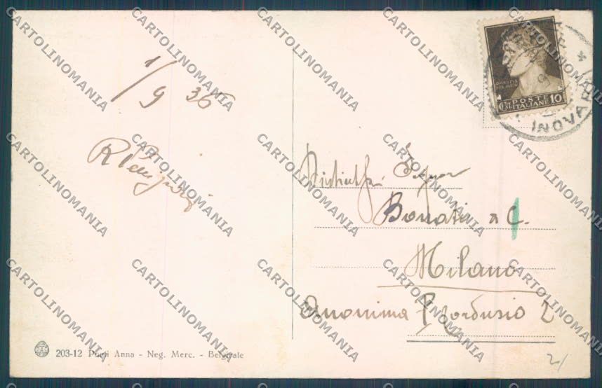 Verbania Belgirate Battello cartolina EE4512 – retro