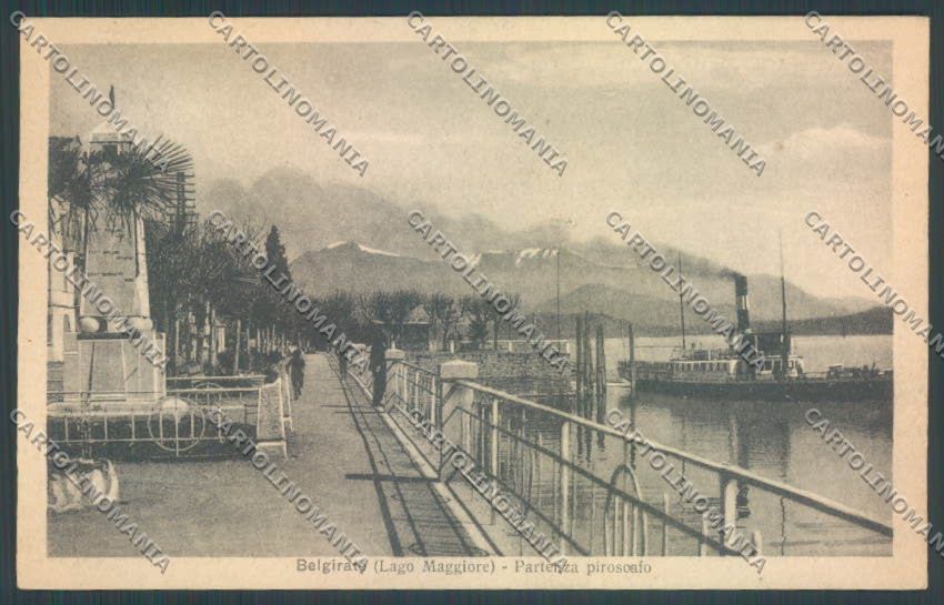 Verbania Belgirate Battello cartolina EE4513 – fronte