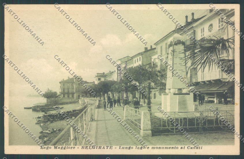 Verbania Belgirate cartolina EE4514 – fronte