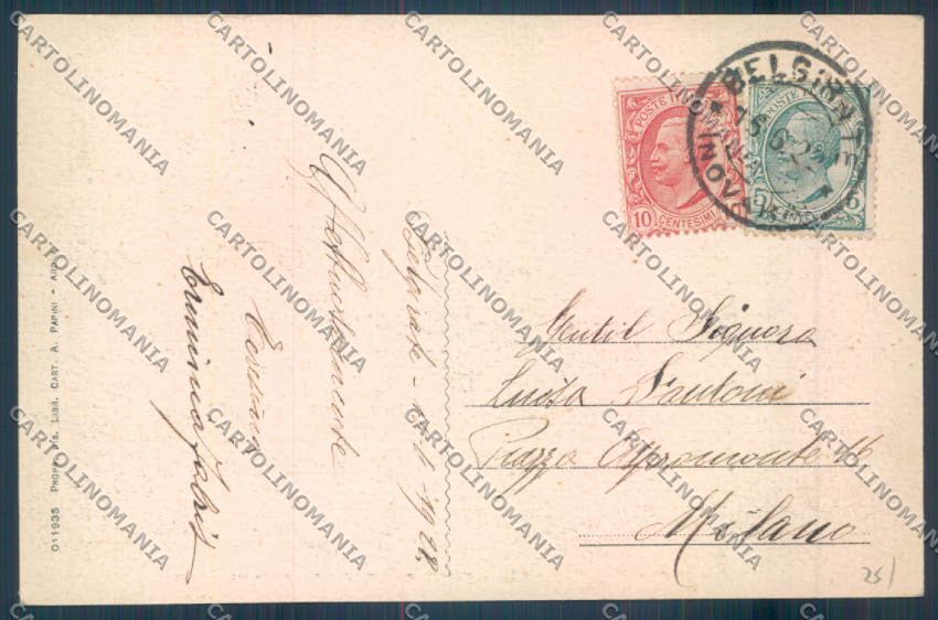 Verbania Belgirate cartolina EE4514 – retro