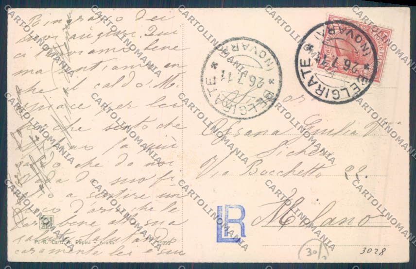 Verbania Belgirate cartolina EE4517 – retro