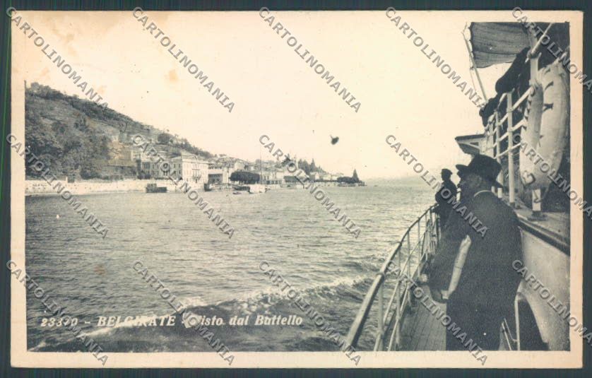 Verbania Belgirate Battello cartolina EE4519 – fronte