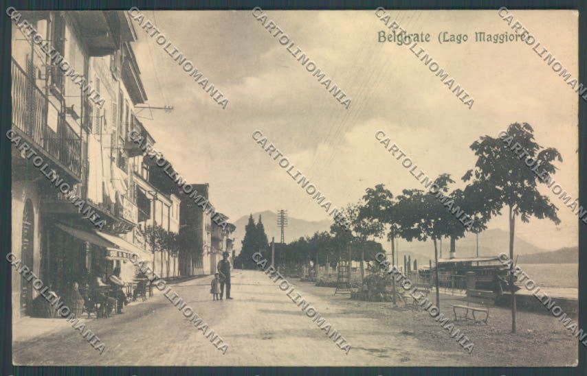 Verbania Belgirate Battello cartolina EE4521 – fronte
