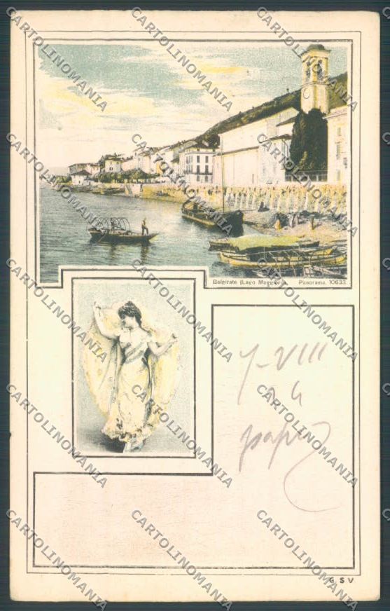 Verbania Belgirate STRAPPINO cartolina EE4522 – fronte