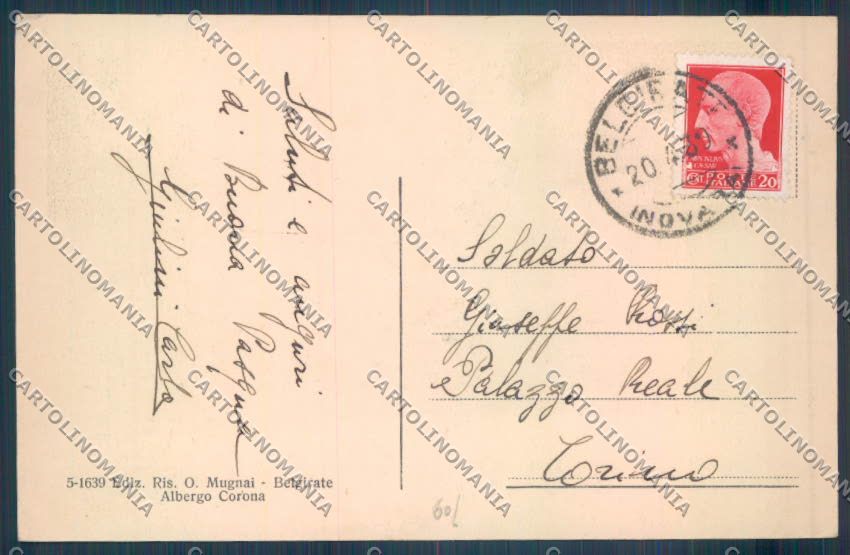Verbania Belgirate cartolina EE4524 – retro