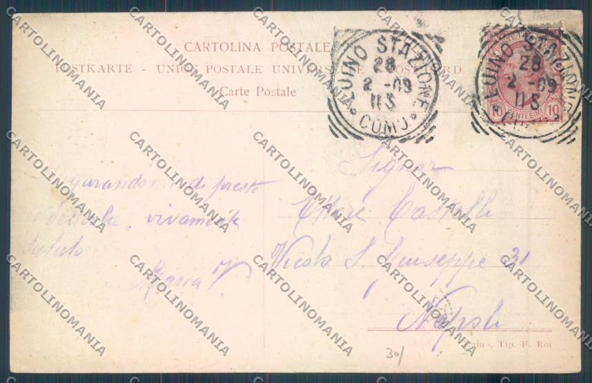 Varese Agra cartolina EE4533 – retro