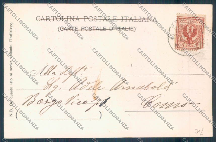 Como Zelbio cartolina EE4539 – retro