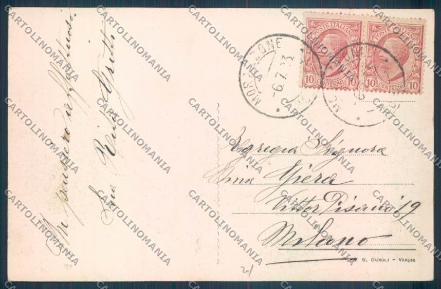 Varese Morazzone cartolina EE4557 – retro