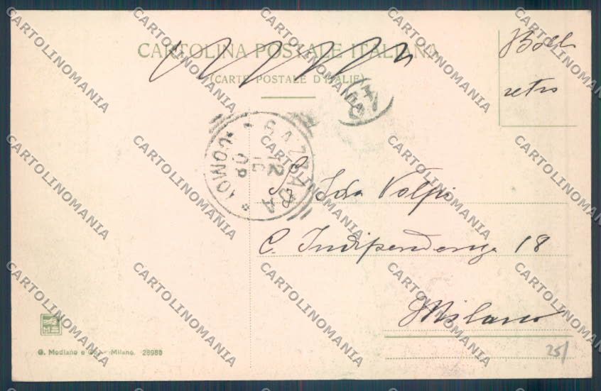 Varese Morazzone cartolina EE4561 – retro