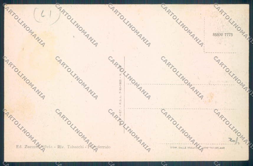 Livorno Elba Portoferraio Alti Forni cartolina EE4625 – retro