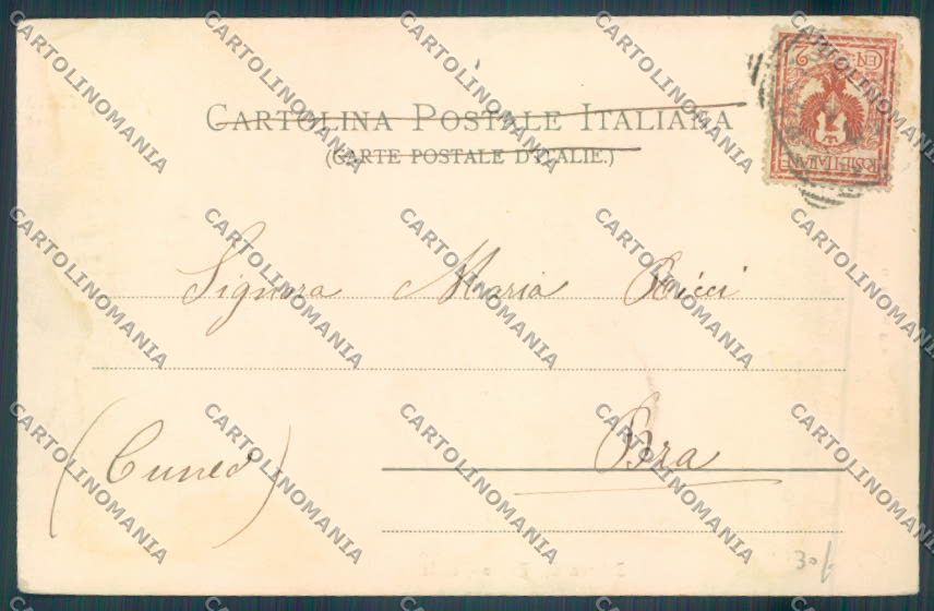 Livorno Elba Portoferraio SCOLLATA cartolina EE4645 – retro