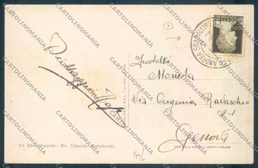 Livorno Elba Portoferraio cartolina EE4660 – retro