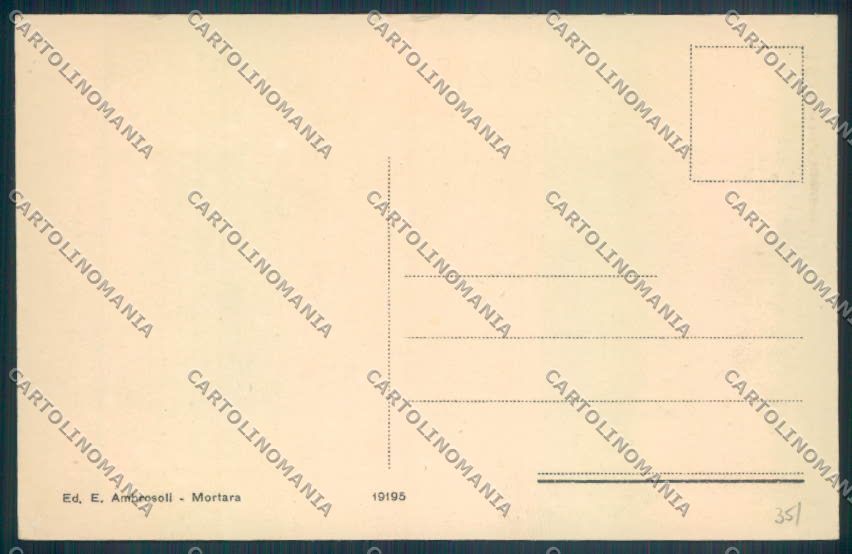 Pavia Sartirana Lomellina cartolina EE4735 – retro
