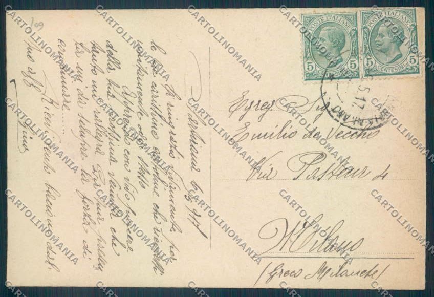 Pavia Sartirana Lomellina Stazione cartolina EE4736 – retro