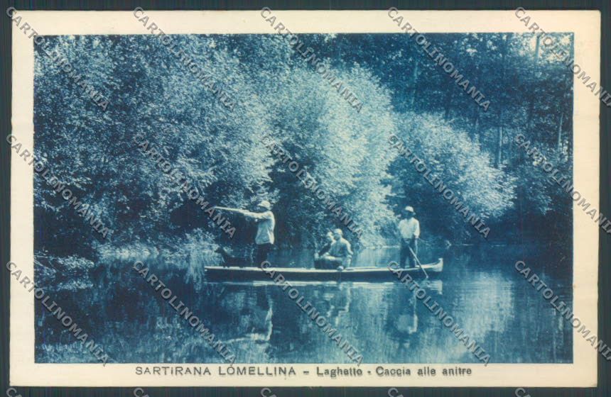 Pavia Sartirana Lomellina Caccia cartolina EE4737 – fronte