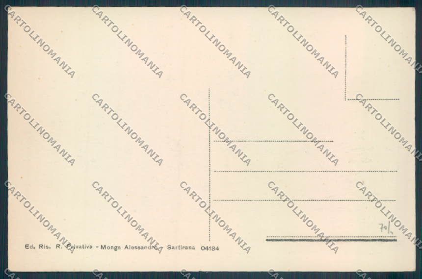 Pavia Sartirana Lomellina Caccia cartolina EE4737 – retro