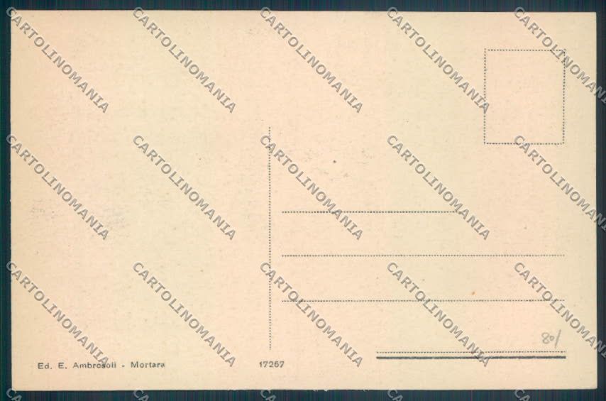 Pavia Sartirana Lomellina Caccia cartolina EE4739 – retro