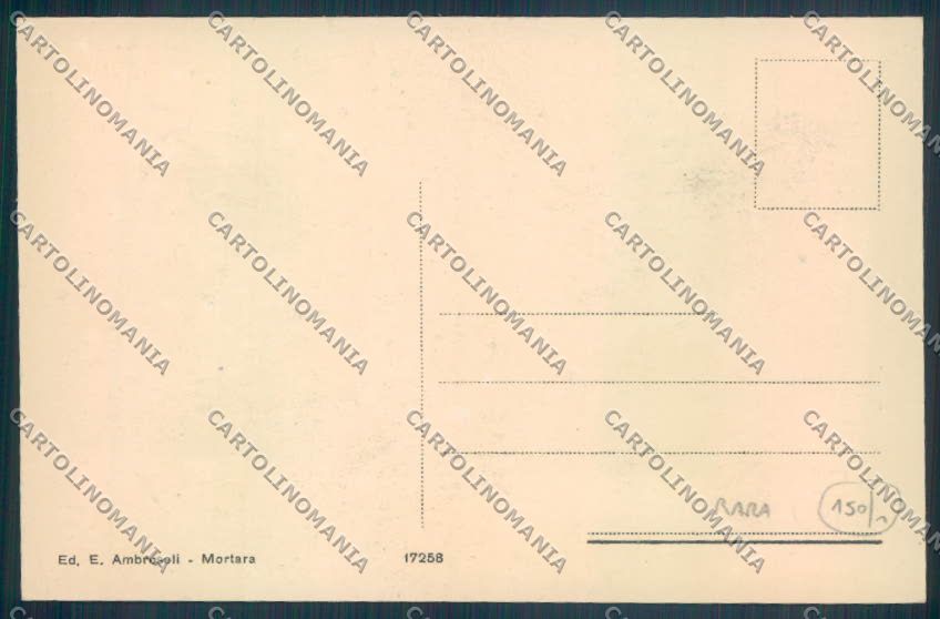Pavia Sartirana Lomellina Caccia cartolina EE4740 – retro