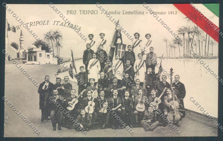 Pavia Candia Lomellina Tripoli Banda Musicale cartolina EE4742 – fronte
