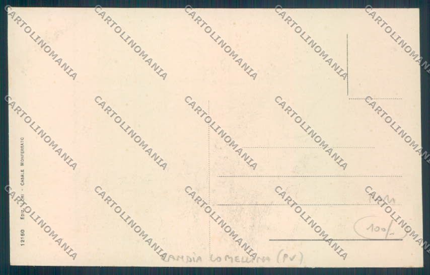 Pavia Candia Lomellina Tripoli Banda Musicale cartolina EE4742 – retro