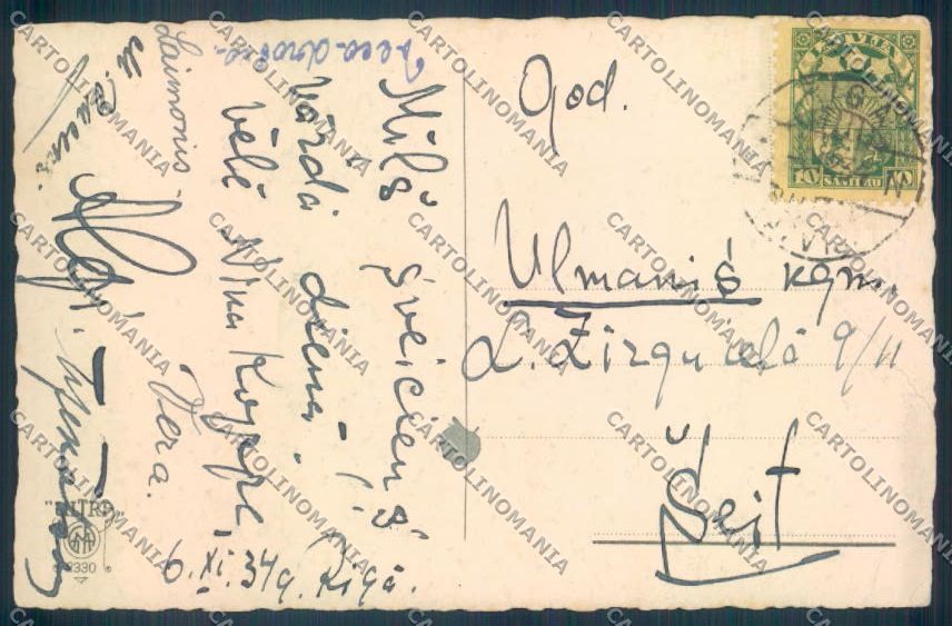 Colombo Children Bambini Bicycle Postcard cartolina EE4762 – retro