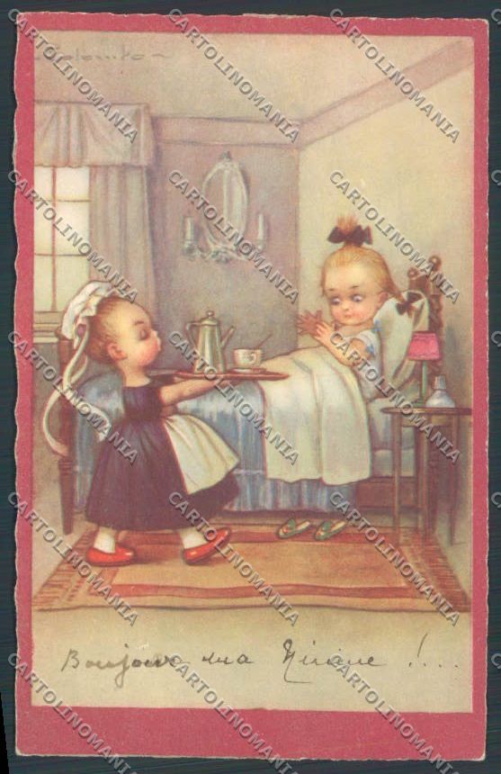 Colombo Children Bambini COLLA Postcard cartolina EE4772 – fronte