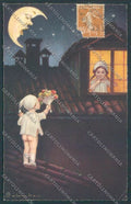 Colombo Children Bambini Paper Moon Postcard cartolina EE4793 – fronte