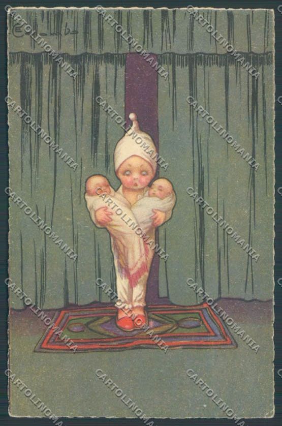 Colombo Children Bambini Postcard cartolina EE4794 – fronte