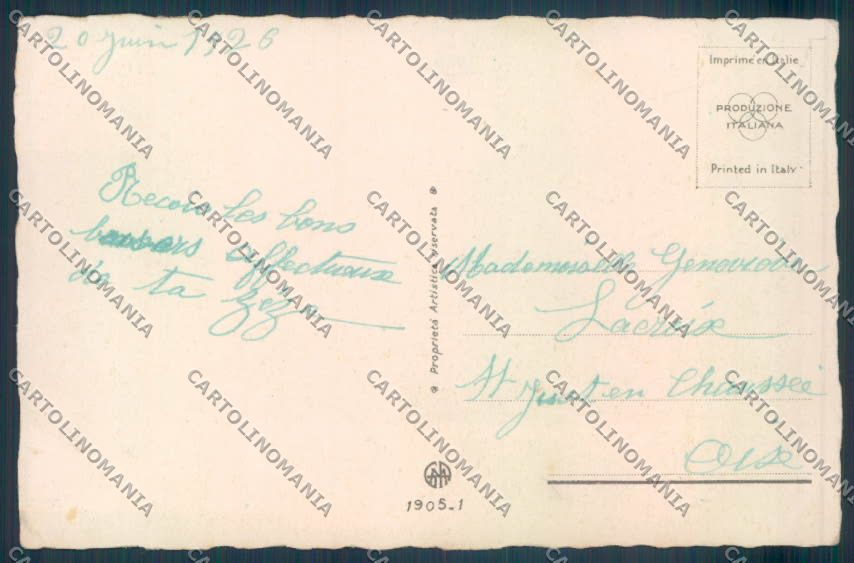 Colombo Children Bambini Pig ABRASA Postcard cartolina EE4804 – retro