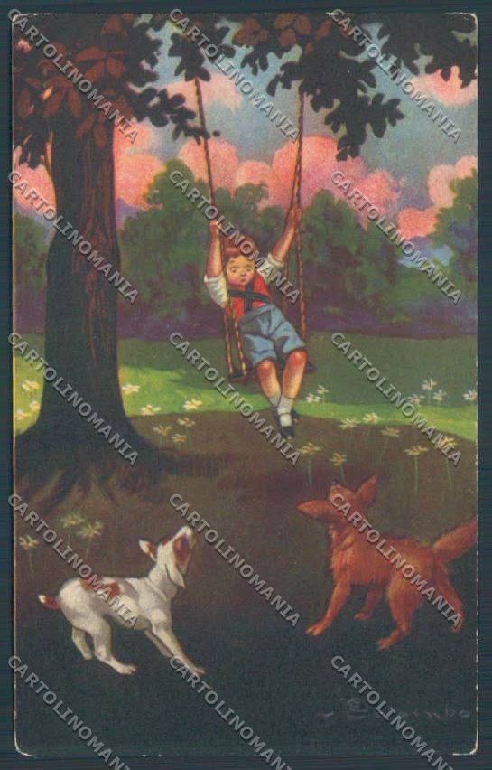 Colombo Children Bambini Postcard cartolina EE4808 – fronte