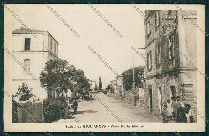 Teramo Giulianova cartolina EE4871 – fronte