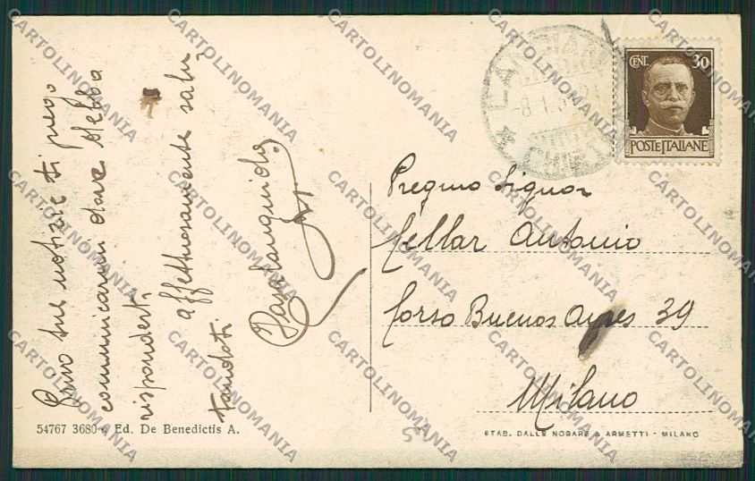 Chieti Lanciano cartolina EE4892 – retro