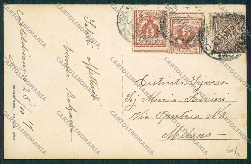 L'Aquila Castel di Sangro cartolina EE4906 – retro