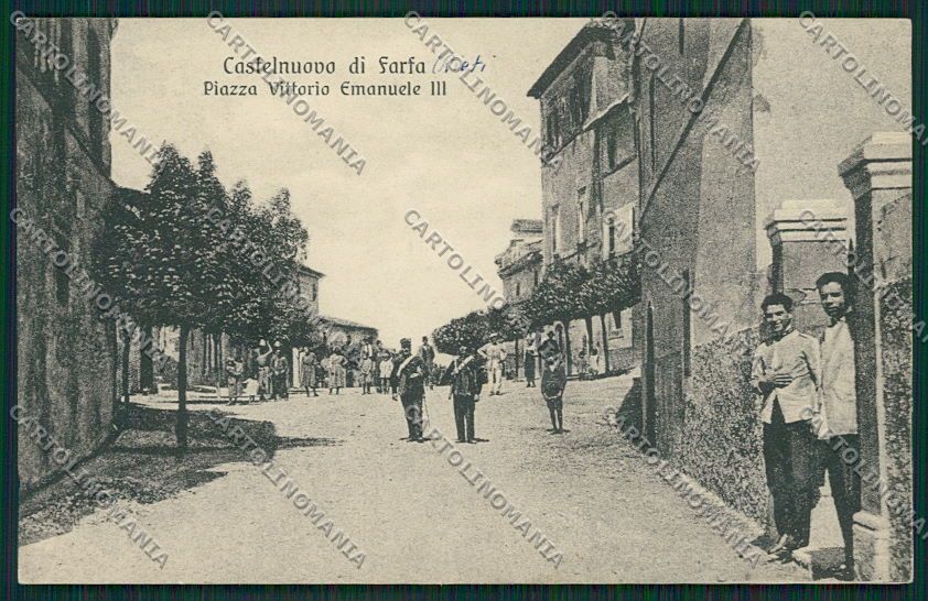 Rieti Castelnuovo di Farfa cartolina EE4916 – fronte