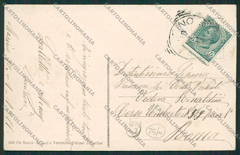 Roma Marino cartolina EE4944 – retro