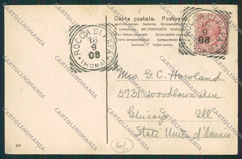 Roma Rocca di Papa Saluti da Funicolare cartolina EE4967 – retro