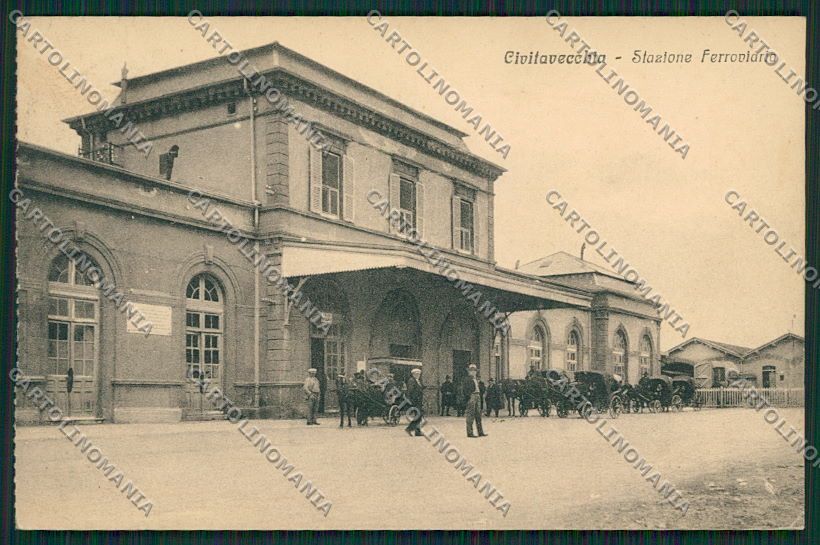 Roma Civitavecchia Stazione cartolina EE4977 – fronte