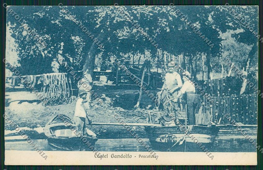Roma Castel Gandolfo Pescatori cartolina EE4979 – fronte
