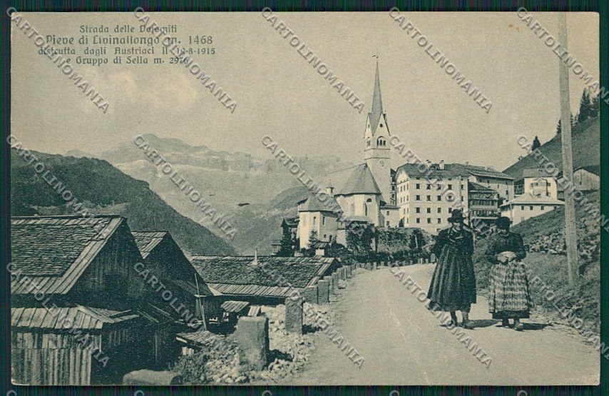 Belluno Pieve di Livilallongo cartolina EE5030 – fronte