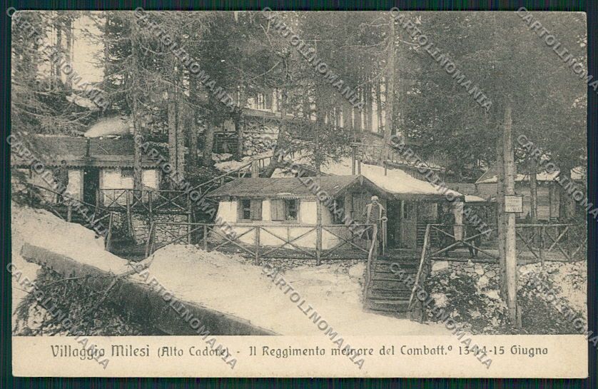 Belluno Cadore Villaggio Milesi cartolina EE5050 – fronte