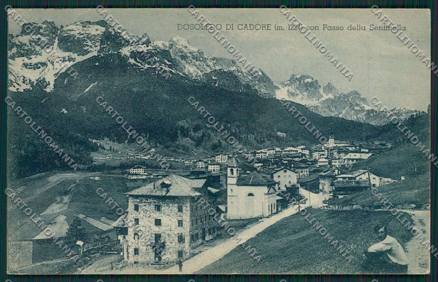 Belluno Dosoledo Cadore cartolina EE5052 – fronte