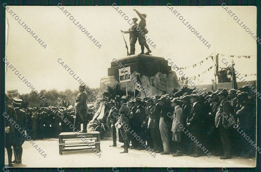 Belluno Città Inaugurazione Monumento Caduti Alpini Foto cartolina EE5057 – fronte