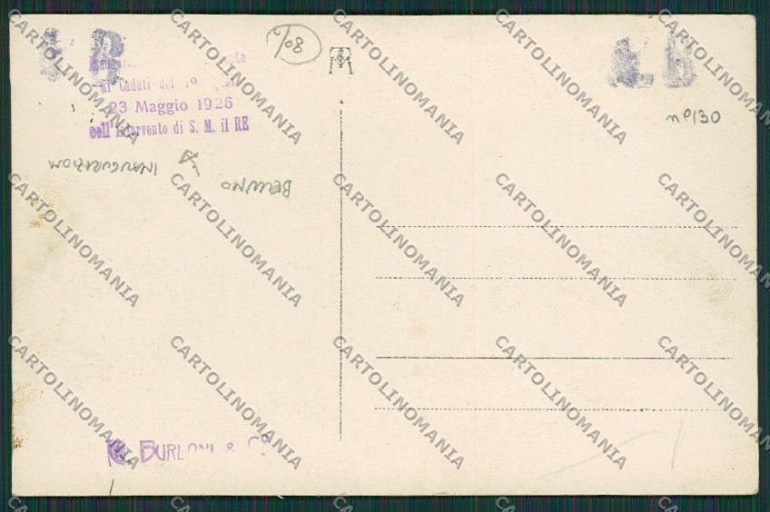 Belluno Città Inaugurazione Monumento Caduti Alpini Foto cartolina EE5057 – retro