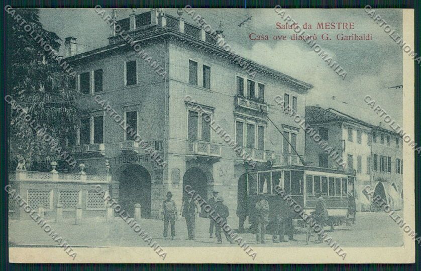 Venezia Mestre Tram cartolina EE5062 – fronte