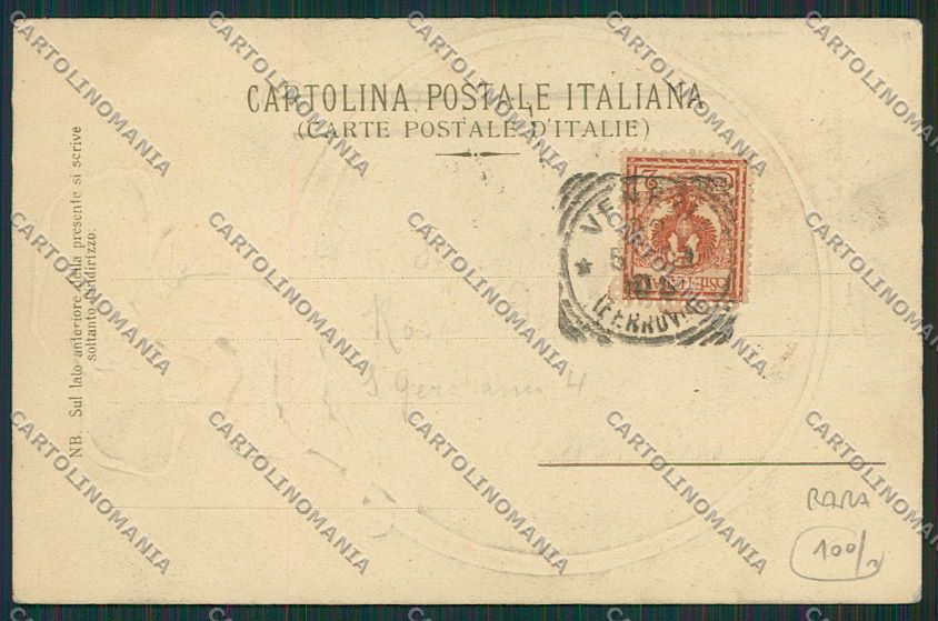 Venezia Lido Liberty Rilievo cartolina EE5091 – retro