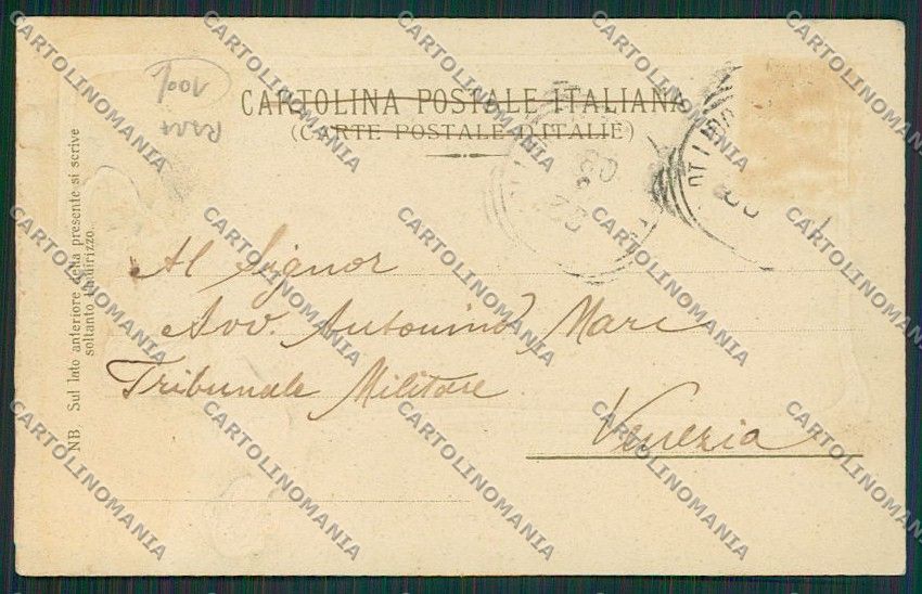 Venezia Lido Liberty Rilievo cartolina EE5092 – retro