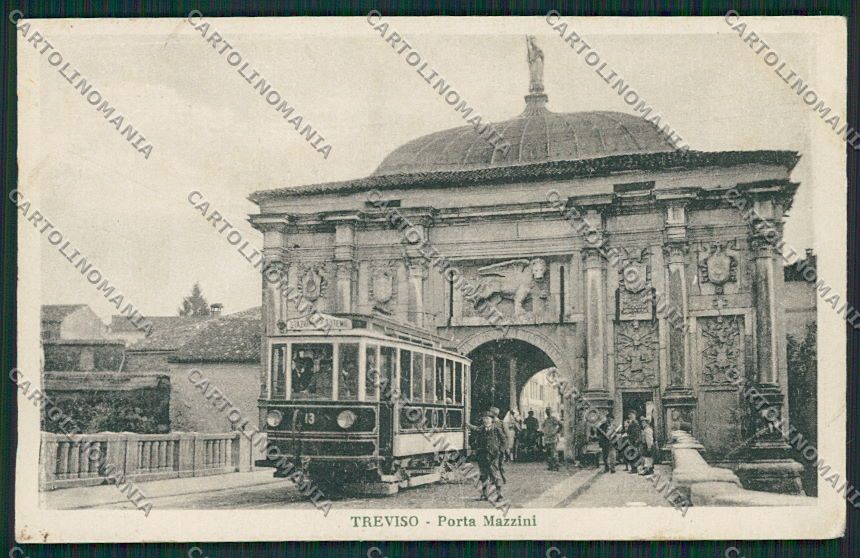 Treviso Città Tram cartolina EE5105 – fronte