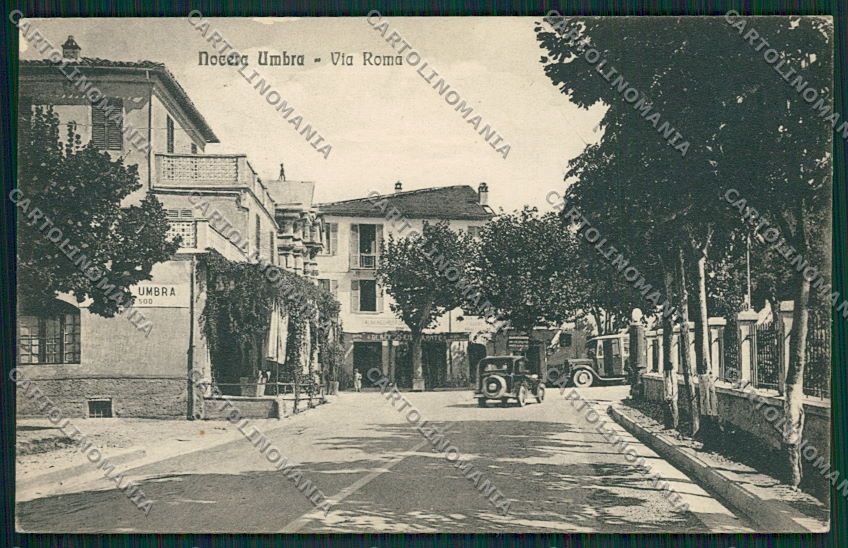 Perugia Nocera Umbra ABRASA cartolina EE5124 – fronte